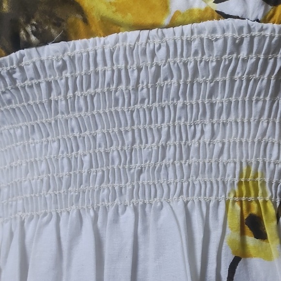 Forever 21 Floral Yellow and White Summer Dress Size S‎ - Picture 9 of 10